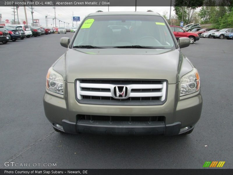 Aberdeen Green Metallic / Olive 2007 Honda Pilot EX-L 4WD