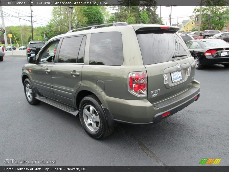 Aberdeen Green Metallic / Olive 2007 Honda Pilot EX-L 4WD