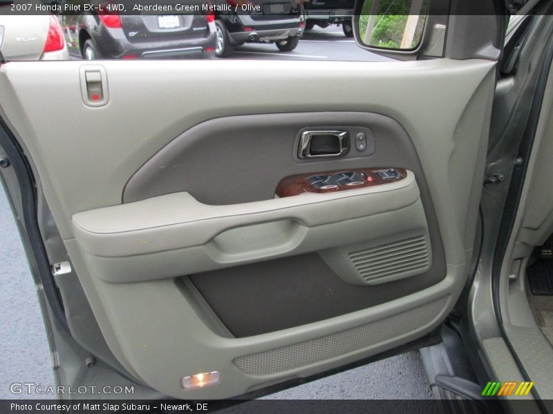 Aberdeen Green Metallic / Olive 2007 Honda Pilot EX-L 4WD