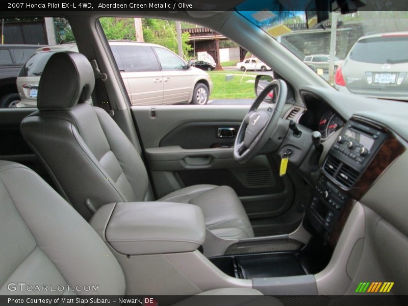 Aberdeen Green Metallic / Olive 2007 Honda Pilot EX-L 4WD