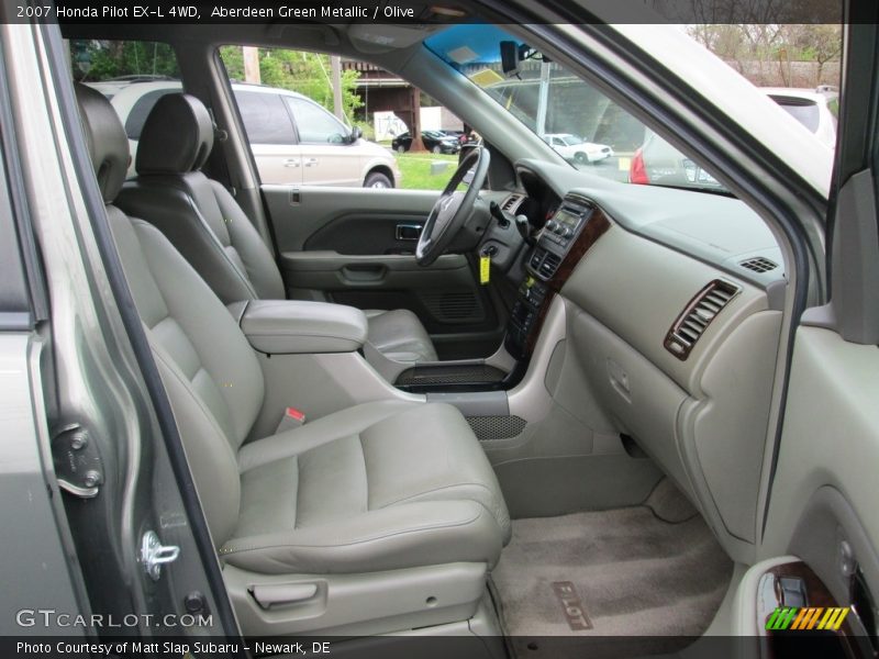 Aberdeen Green Metallic / Olive 2007 Honda Pilot EX-L 4WD