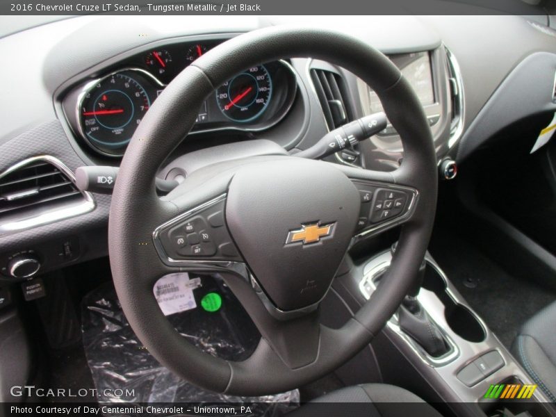 Tungsten Metallic / Jet Black 2016 Chevrolet Cruze LT Sedan