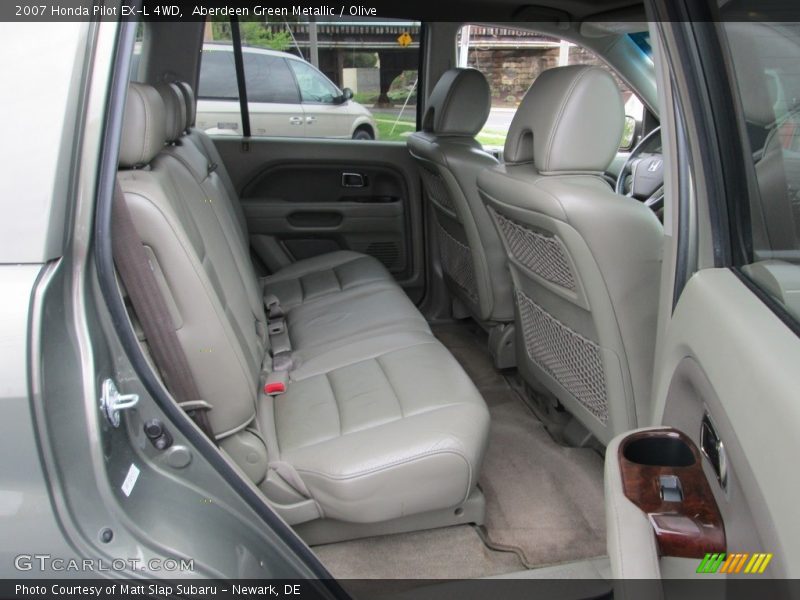 Aberdeen Green Metallic / Olive 2007 Honda Pilot EX-L 4WD