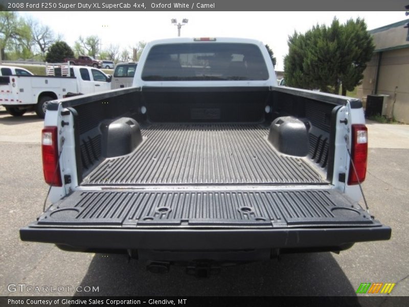 Oxford White / Camel 2008 Ford F250 Super Duty XL SuperCab 4x4