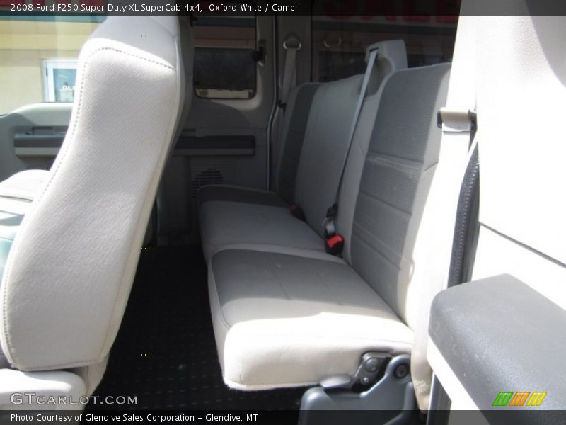 Oxford White / Camel 2008 Ford F250 Super Duty XL SuperCab 4x4