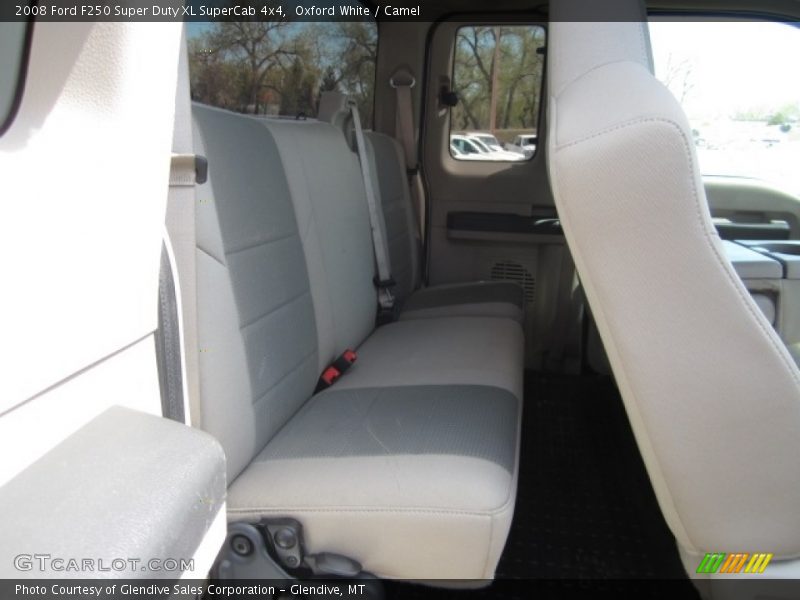 Oxford White / Camel 2008 Ford F250 Super Duty XL SuperCab 4x4