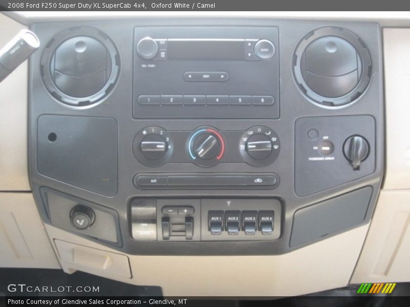 Oxford White / Camel 2008 Ford F250 Super Duty XL SuperCab 4x4