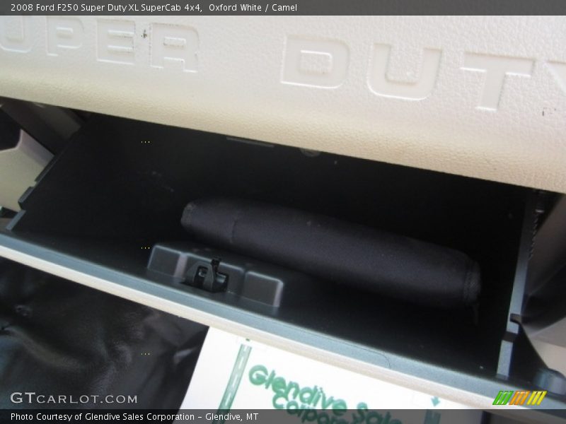Oxford White / Camel 2008 Ford F250 Super Duty XL SuperCab 4x4