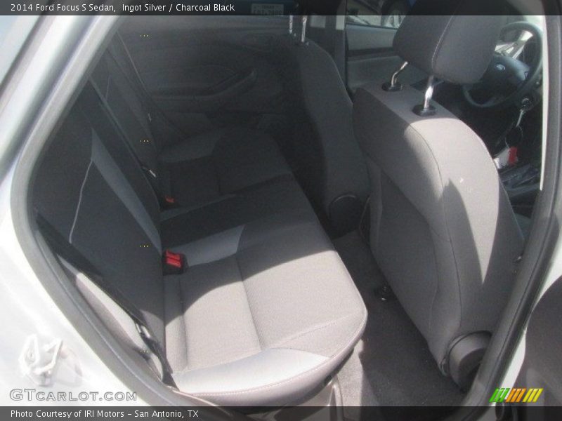 Ingot Silver / Charcoal Black 2014 Ford Focus S Sedan