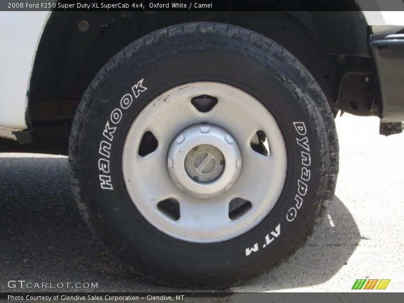Oxford White / Camel 2008 Ford F250 Super Duty XL SuperCab 4x4