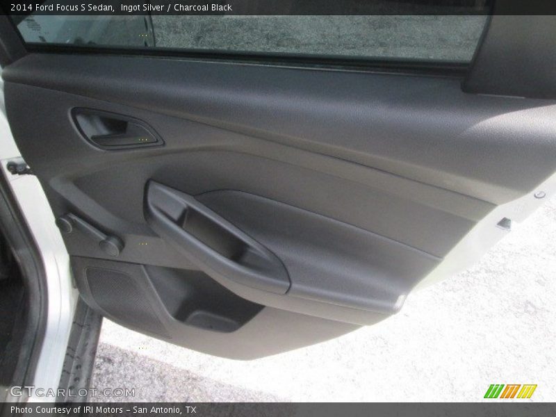 Ingot Silver / Charcoal Black 2014 Ford Focus S Sedan