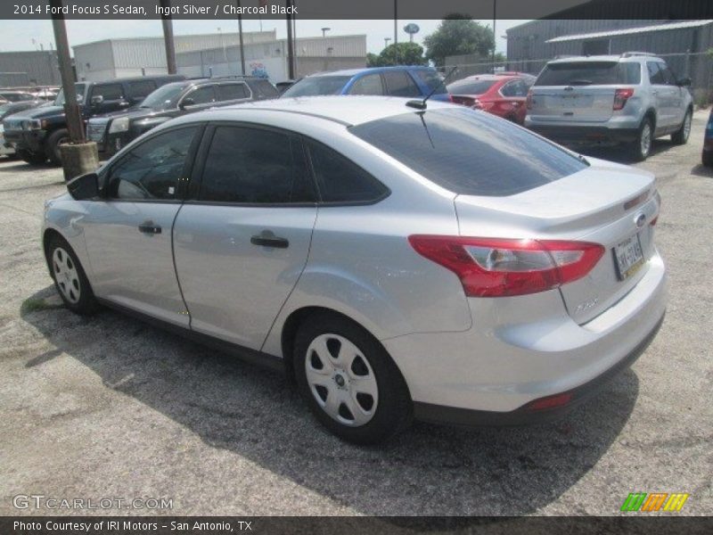 Ingot Silver / Charcoal Black 2014 Ford Focus S Sedan