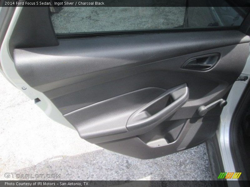 Ingot Silver / Charcoal Black 2014 Ford Focus S Sedan