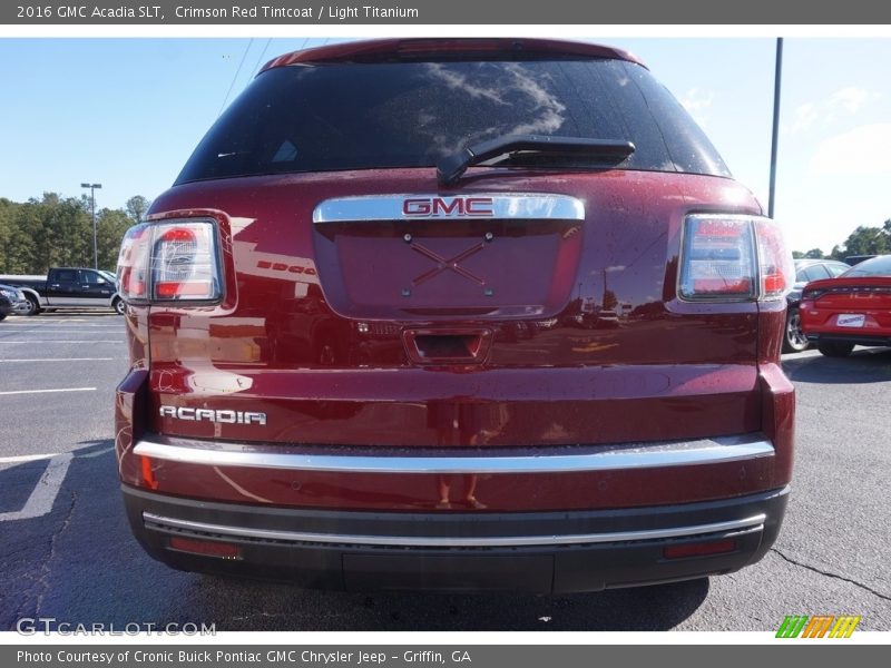 Crimson Red Tintcoat / Light Titanium 2016 GMC Acadia SLT