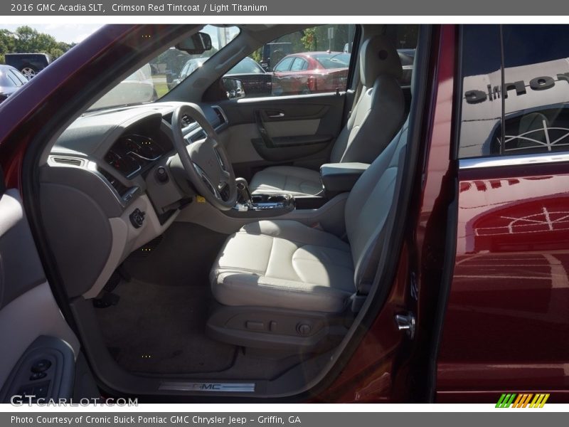 Crimson Red Tintcoat / Light Titanium 2016 GMC Acadia SLT
