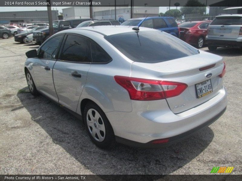 Ingot Silver / Charcoal Black 2014 Ford Focus S Sedan