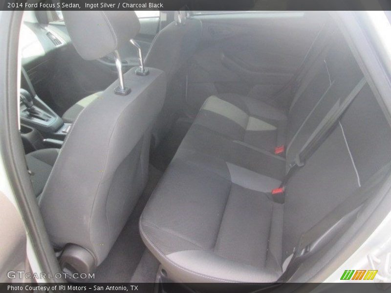 Ingot Silver / Charcoal Black 2014 Ford Focus S Sedan