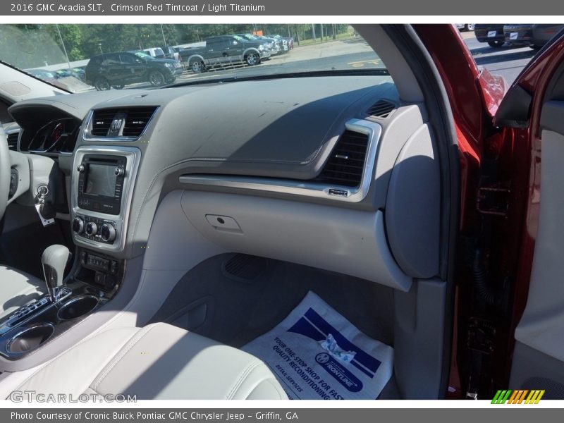 Crimson Red Tintcoat / Light Titanium 2016 GMC Acadia SLT