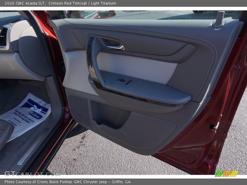 Crimson Red Tintcoat / Light Titanium 2016 GMC Acadia SLT