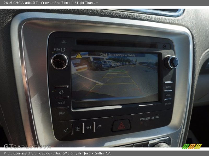 Crimson Red Tintcoat / Light Titanium 2016 GMC Acadia SLT