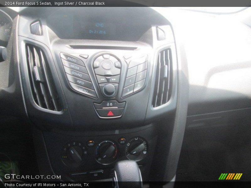 Ingot Silver / Charcoal Black 2014 Ford Focus S Sedan