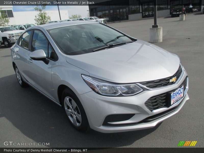 Silver Ice Metallic / Jet Black 2016 Chevrolet Cruze LS Sedan