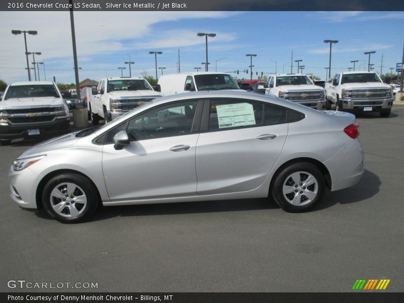 Silver Ice Metallic / Jet Black 2016 Chevrolet Cruze LS Sedan