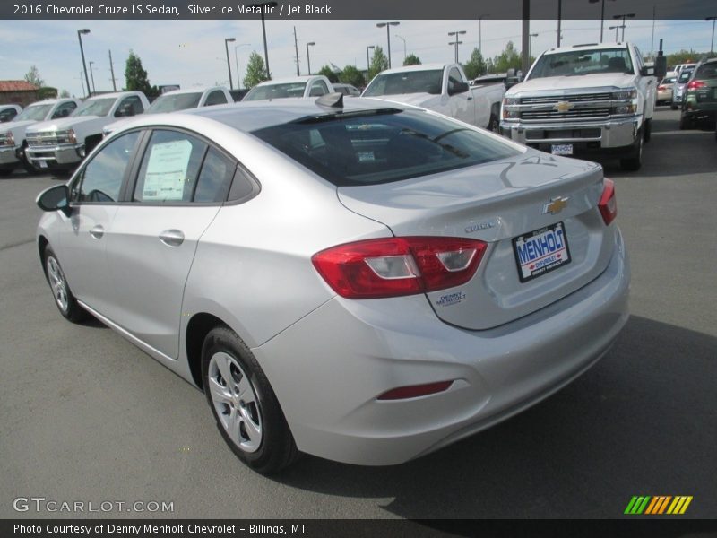 Silver Ice Metallic / Jet Black 2016 Chevrolet Cruze LS Sedan