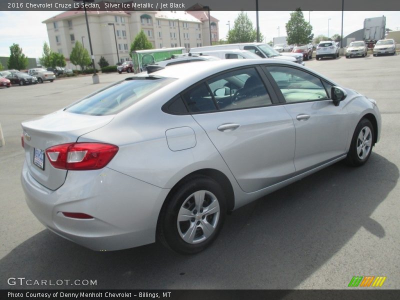 Silver Ice Metallic / Jet Black 2016 Chevrolet Cruze LS Sedan