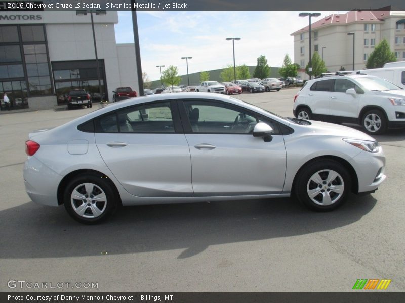 Silver Ice Metallic / Jet Black 2016 Chevrolet Cruze LS Sedan