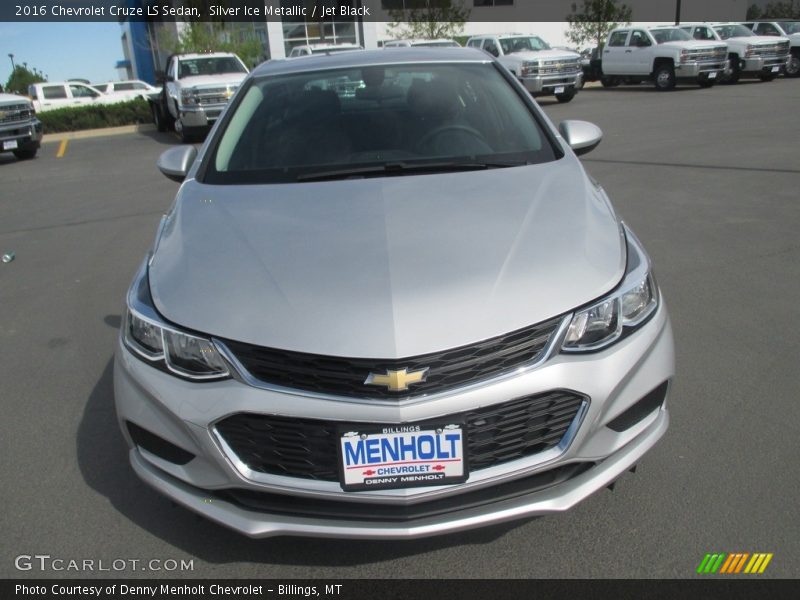 Silver Ice Metallic / Jet Black 2016 Chevrolet Cruze LS Sedan
