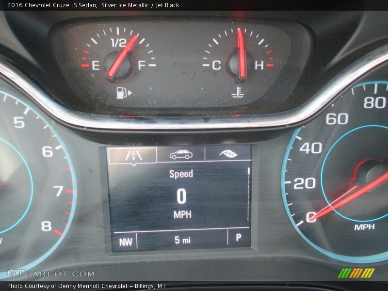 Silver Ice Metallic / Jet Black 2016 Chevrolet Cruze LS Sedan