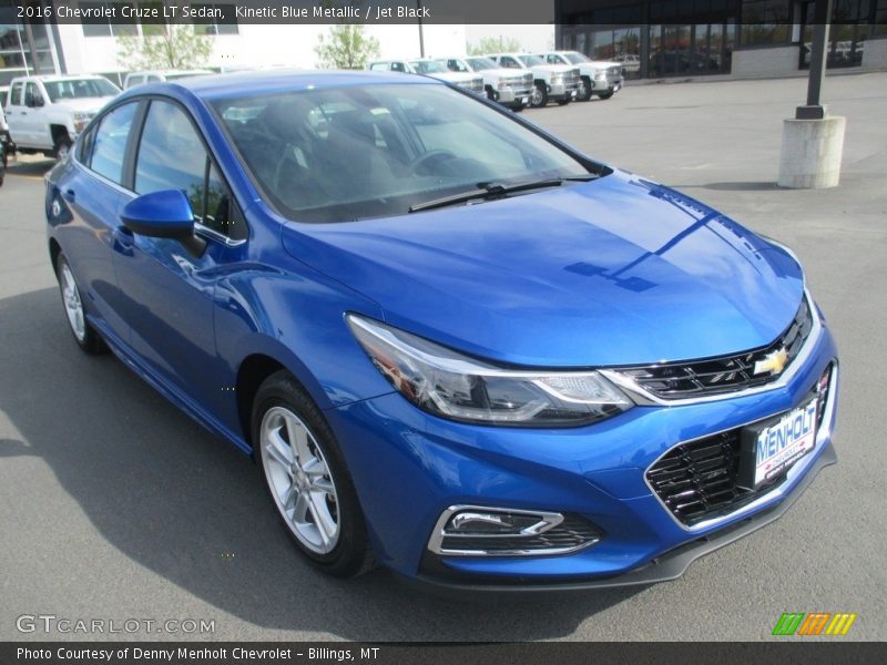 Kinetic Blue Metallic / Jet Black 2016 Chevrolet Cruze LT Sedan