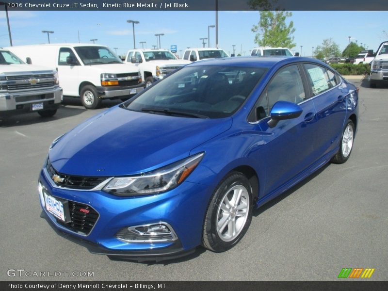 Kinetic Blue Metallic / Jet Black 2016 Chevrolet Cruze LT Sedan