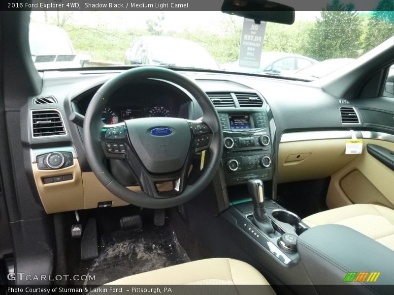 Shadow Black / Medium Light Camel 2016 Ford Explorer 4WD