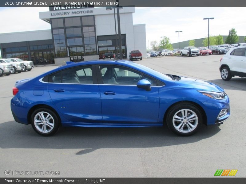 Kinetic Blue Metallic / Jet Black 2016 Chevrolet Cruze LT Sedan