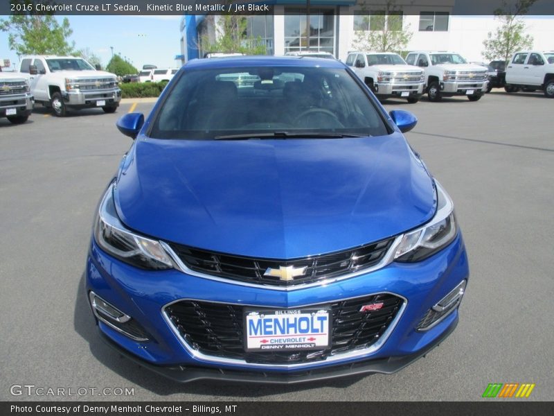 Kinetic Blue Metallic / Jet Black 2016 Chevrolet Cruze LT Sedan