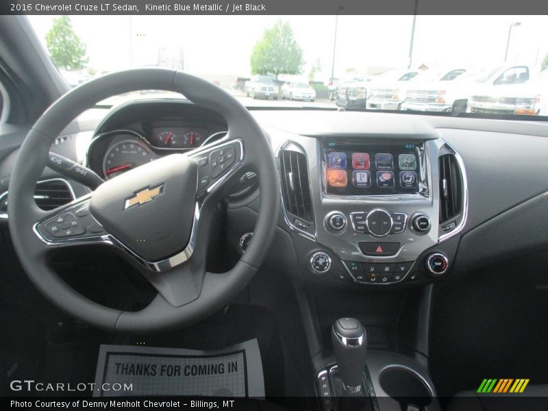 Kinetic Blue Metallic / Jet Black 2016 Chevrolet Cruze LT Sedan