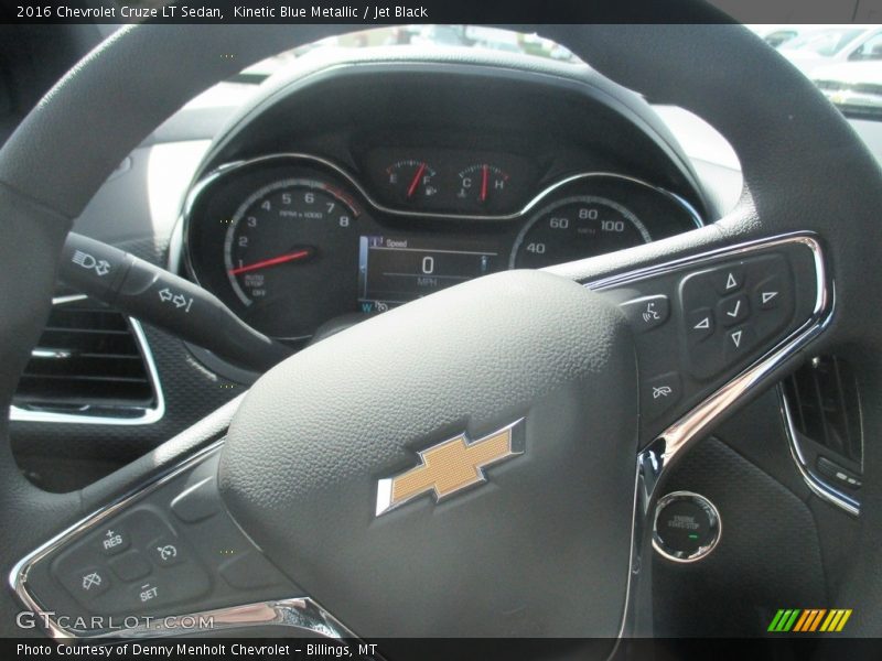 Kinetic Blue Metallic / Jet Black 2016 Chevrolet Cruze LT Sedan