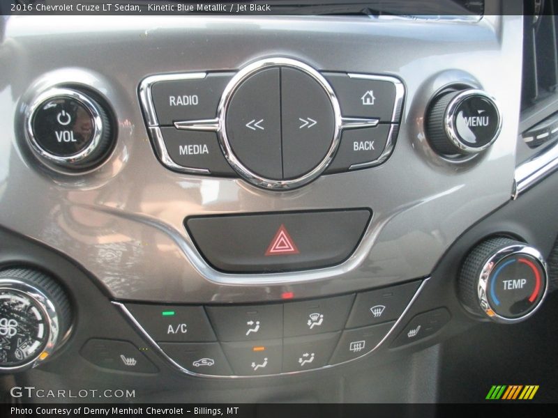 Kinetic Blue Metallic / Jet Black 2016 Chevrolet Cruze LT Sedan
