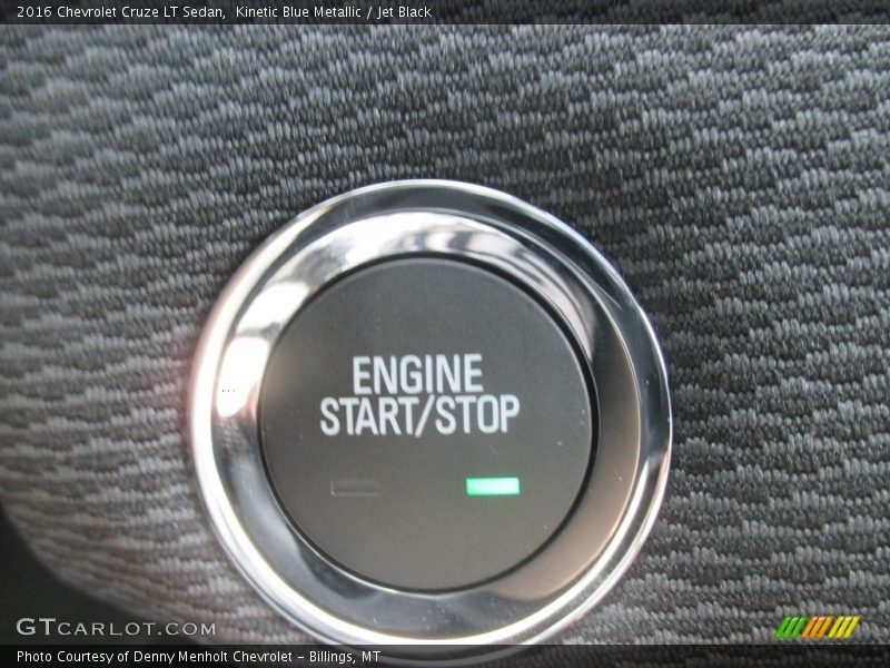 Kinetic Blue Metallic / Jet Black 2016 Chevrolet Cruze LT Sedan
