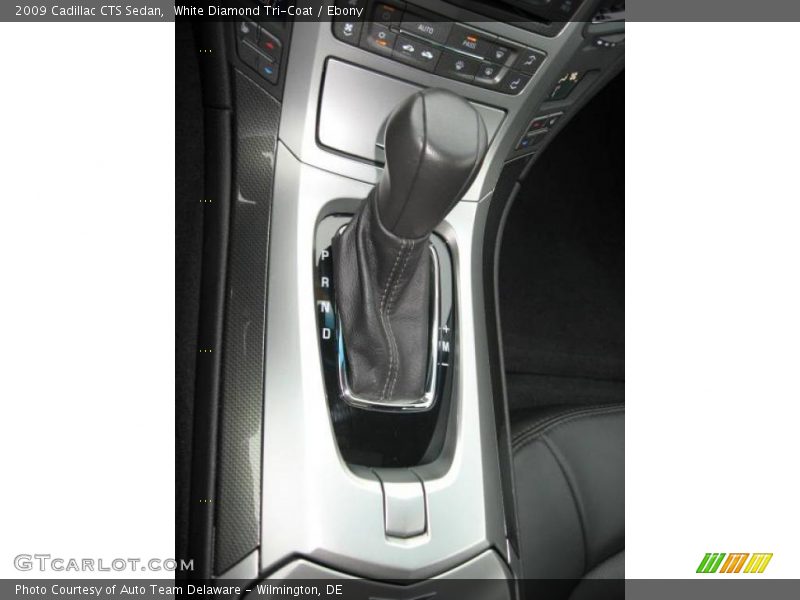 White Diamond Tri-Coat / Ebony 2009 Cadillac CTS Sedan