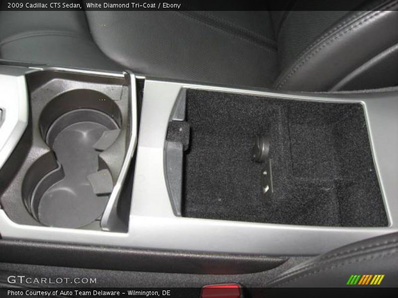 White Diamond Tri-Coat / Ebony 2009 Cadillac CTS Sedan