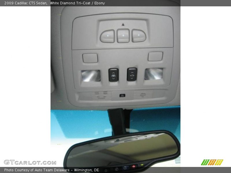 White Diamond Tri-Coat / Ebony 2009 Cadillac CTS Sedan