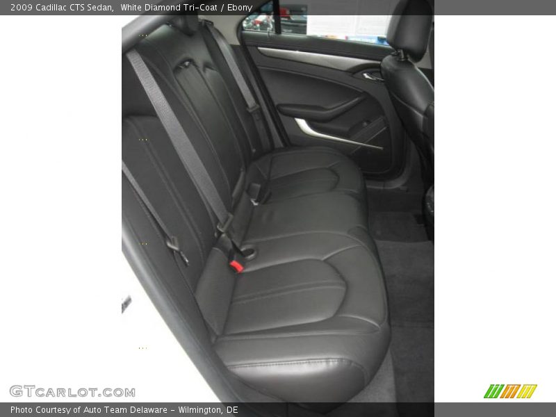 White Diamond Tri-Coat / Ebony 2009 Cadillac CTS Sedan