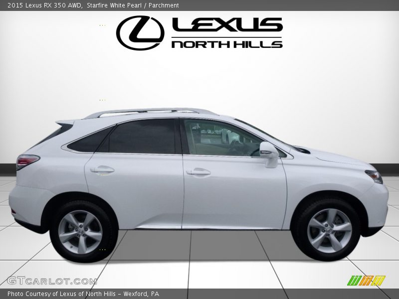 Starfire White Pearl / Parchment 2015 Lexus RX 350 AWD