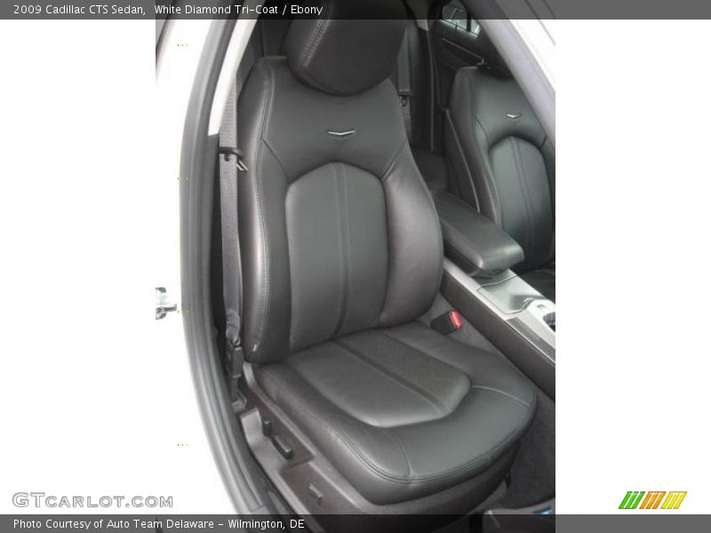 White Diamond Tri-Coat / Ebony 2009 Cadillac CTS Sedan
