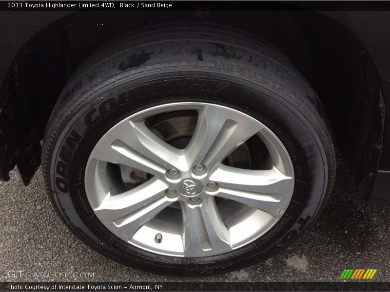 Black / Sand Beige 2013 Toyota Highlander Limited 4WD