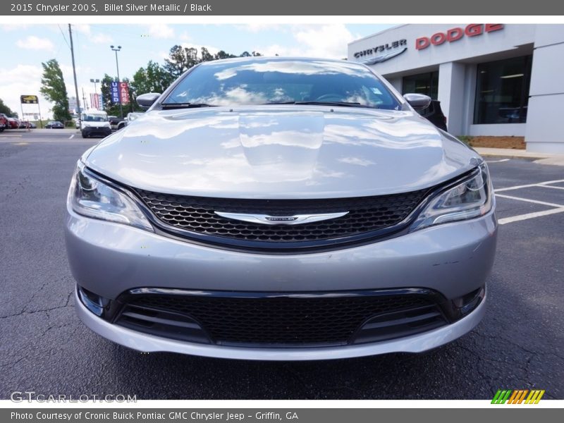 Billet Silver Metallic / Black 2015 Chrysler 200 S