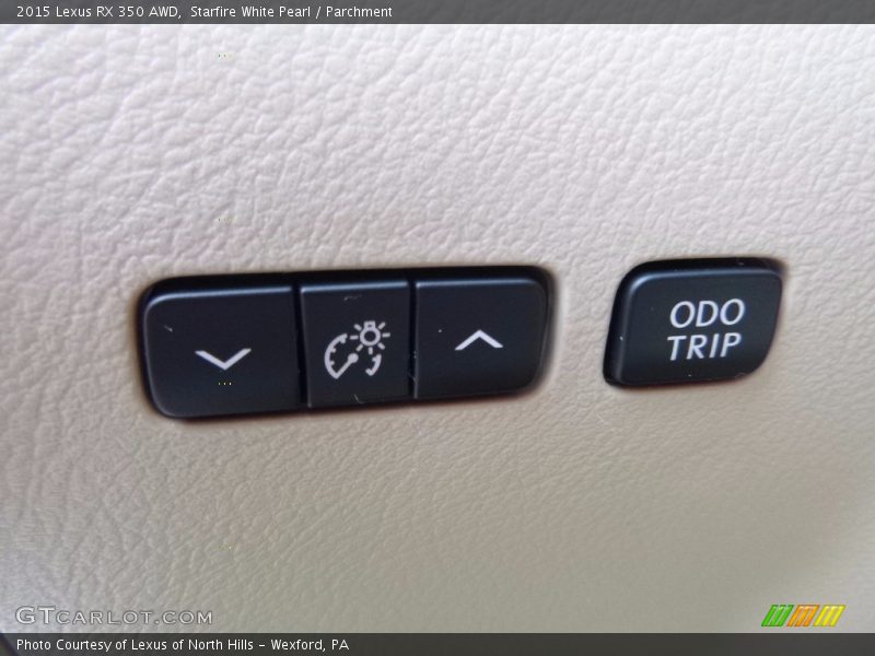 Starfire White Pearl / Parchment 2015 Lexus RX 350 AWD